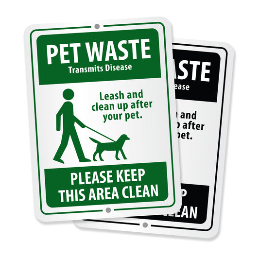 Pet Waste Station - Metal Sign