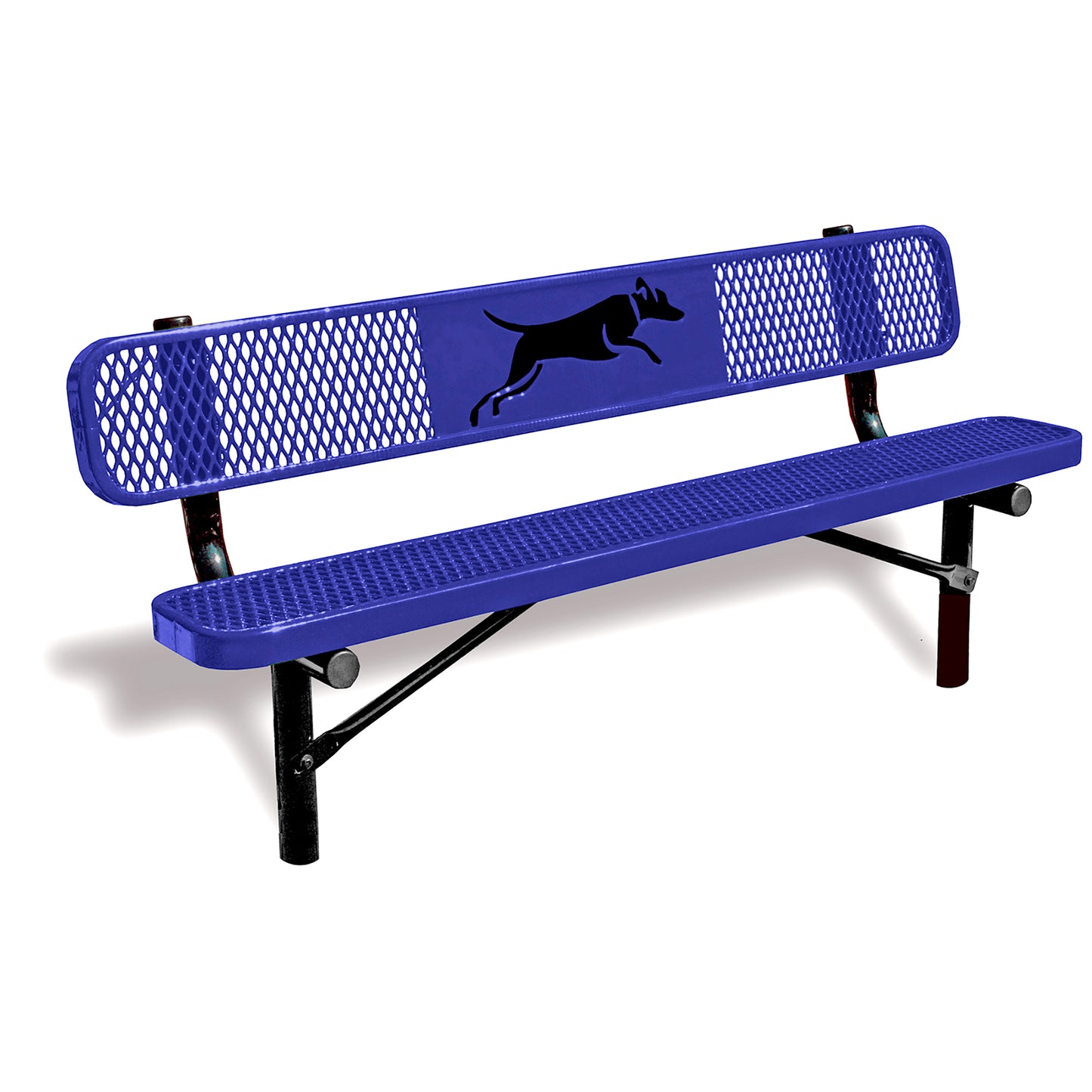 Park Bench with Back Rest