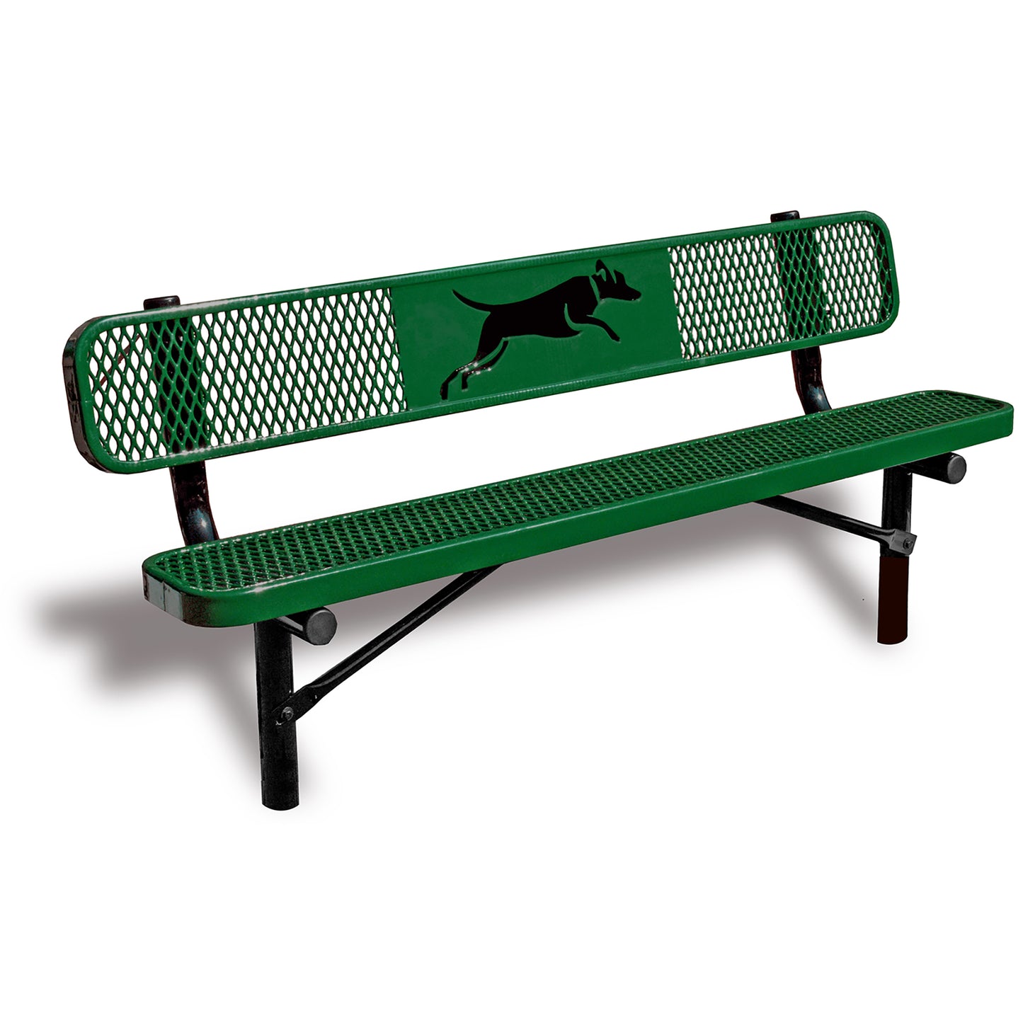 Park Bench with Back Rest